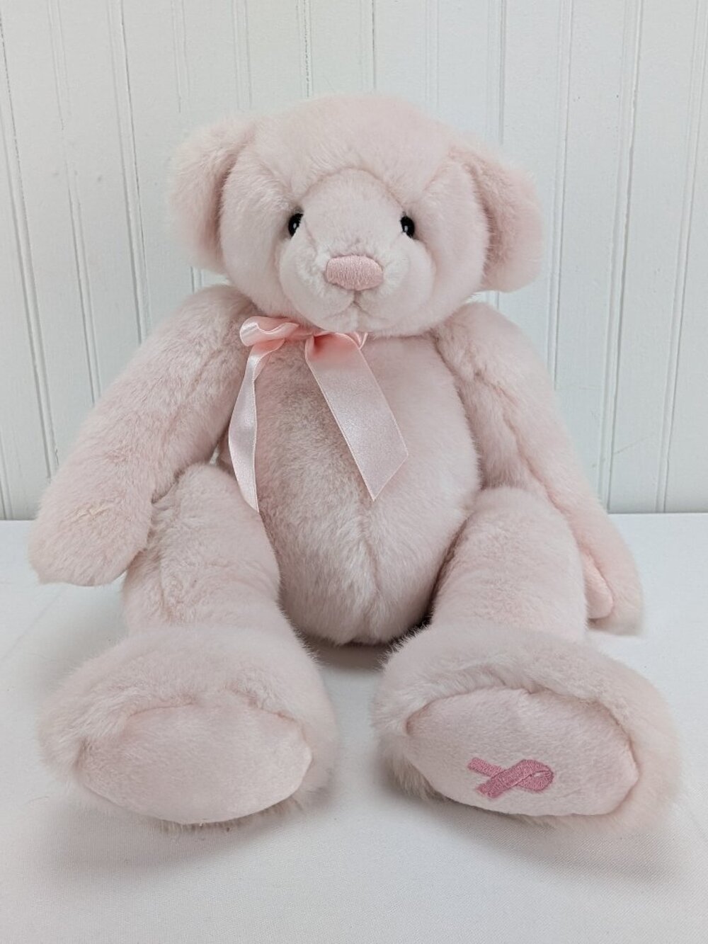 Applause Dakin Susan G Komen Medium Charity Bear 3rd Edition Pink Bear Plush